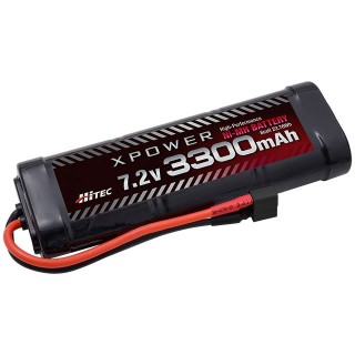 XPOWER Ni-MH 7.2V 3300mAh T型 ディーンズコネクター [XP3300-ND-B]]