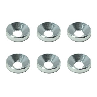 アルミ M4 皿ワッシャー外径10mm(シルバー) 6pcs [SGX-16S]]