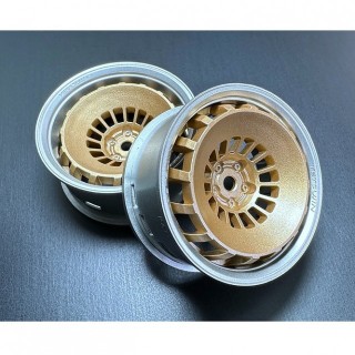 SUPER RIM SET Bowler アルミシルバー01xゴールド [TT-8284]]