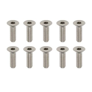 高精度切削チタン製 フラットヘッド ソケットスクリュー M3×10mm(10本入) [RP-042101A]]