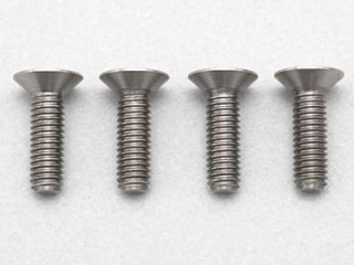 M3×10mm 高精度切削チタン製フラットヘッドソケットスクリュー(4本入) [RP-042-10A]]