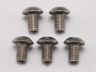 M3×5mm チタン製ボタンヘッドソケットスクリュー(5本入) [ZC-BH35TA]]