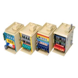 着色済み商業ビル3F(4棟入り) Part2 [GM-2623]