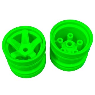 グラスホッパー用5spoke wheel リア用 グリーン 2pcs [LW-B01RGR]]