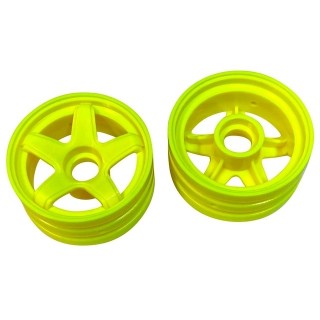 グラスホッパー用5spoke wheel フロント用 イエロー 2pcs [LW-B01FYE]]