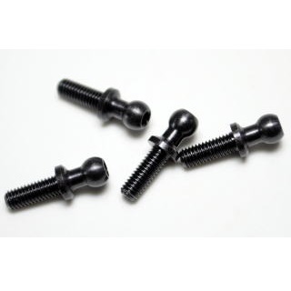 4.3mm6角穴ピロボール ロング 4本入り [Z2215L#]]