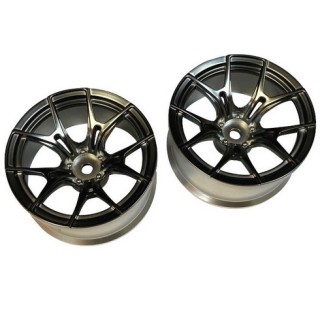 FX SPORTホイール Off6ブラッククローム HW27mm&3mmハブ対応 [TDW-0614BC]]