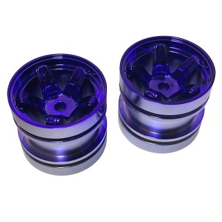 グラスホッパー用5spoke wheel リヤ用パープルクローム [LW-B01RPC]]