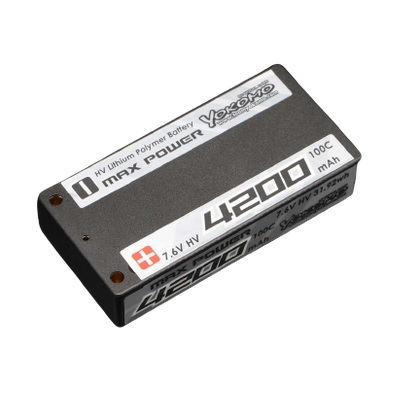 YOKOMO HV Li-poバッテリー 4200mAh/7.6V 100C [YB-V242HB