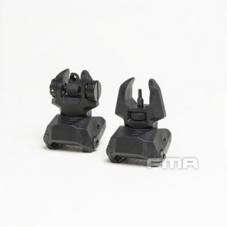 FMA Defense Front&Rear Bacup Sight Sets BK [TB1358-BK]]