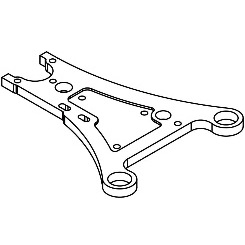 TC10/3 CARBON FRONT LOWER ARM [3A-005-001]]