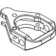 ALU LOWER ARM OUTER 1pic [3C-005-001]]