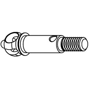 TC10/3 FRONT AXLE SHAFT(1pic) [3E-012-001]]