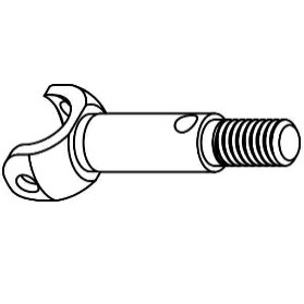 TC10/3 REAR AXLE SHAFT(1pic) [3E-014-001]]