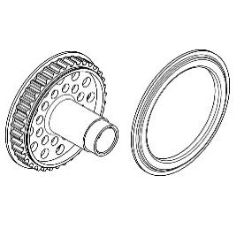 SPOOL PULLEY 38T [3E-019-501]]