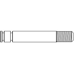 HIGH BIG BORE SHOCK4 PISTON ROD L20.0(2pic) [DT-SP-303R]]