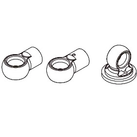 SHOCK CAP & END PARTS [DT-SP-315]]