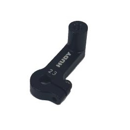 HUDY アルミステアリングサーボホーンクランプ23T/8mmロング [293421#]