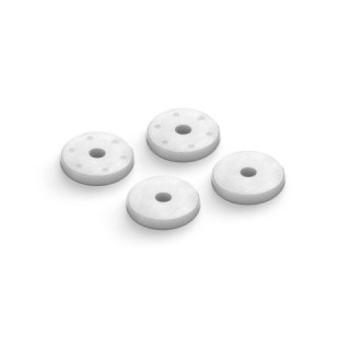 ダンパーピストン 2.0mm厚 穴無(デルリン/ビッグボア/4pcs) [368034#]