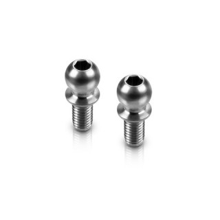 HUDY チタンロッドエンドボール L6mm(4.9mm/2pcs) [990006#]]