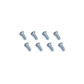 チタンフラットボタンヘッドスクリュー 3x8mm (8pcs) [TTH050308]]