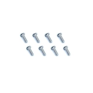 チタンフラットボタンヘッドスクリュー 3x10mm (8pcs) [TTH050310]]