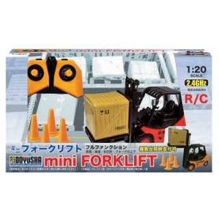 R/C建機 1/20 ミニフォークリフト(レッド) [DK-20FL-RED]]