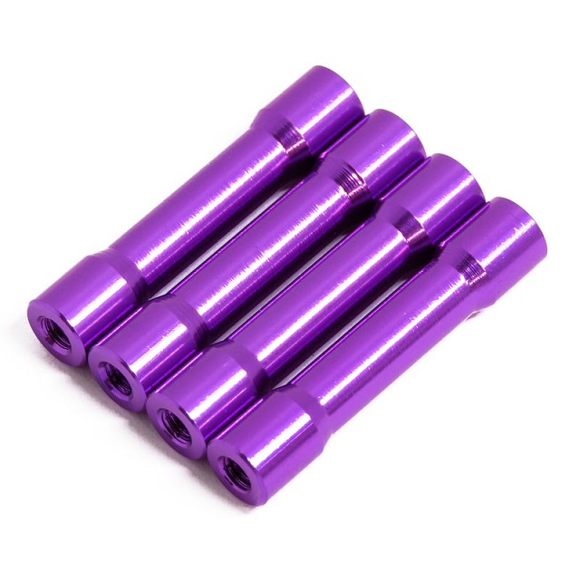 ラウンドシェイプアルミポストセット 30mm(purple/4pcs) [0740