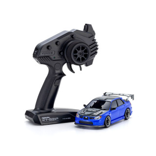 ミニッツAWD MA-020 レディセット スバル インプレッサ エアロバージョン with カーボンボンネット メタリックブルー [32653BL]