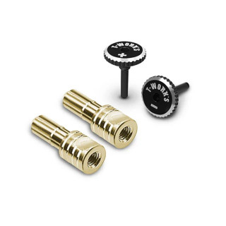 クイックロックバッテリーコネクター4mm(黒/黒) [EA-042-4-BB]