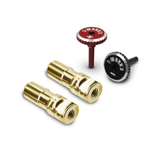 クイックロックバッテリーコネクター5ｍｍ(赤/黒) [EA-042-5-RB]
