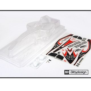 F1 Type-6C 1/10クリアーボディライトウエイト [BDF1-T6C]