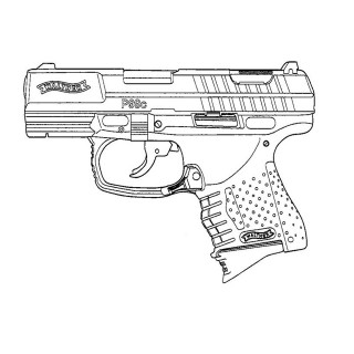 スライドストップ(10才) WALTHER P99コンパクト [CRW-13856]