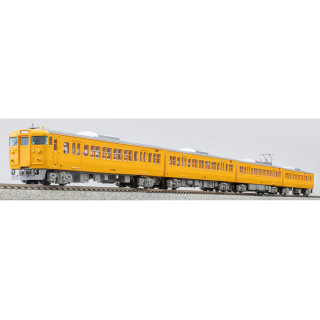 115系3000番代+3500番代 濃黄色 クーラー交換車 4両セット [A0466]