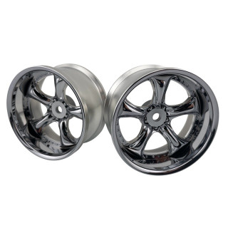 WORK VS KF# WHEEL STANDARD RIM off6 Chrome 2pcs [LW-0906C]