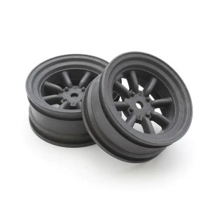 8Sワタナベホイール オフセット 5mm (FZD2 / BM/ 2入) [FAH708BK]