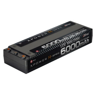 【限定特価】XPOWER R-SPEC 7.4V6000mAh 100C LCG [XPR6000-LCG-B+]