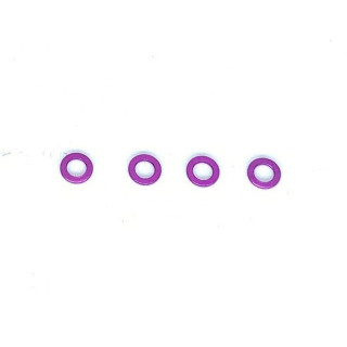 M3アルミポスト用カラー0.5t(外径5mm/4pcs) パープル [SGE-5005P]