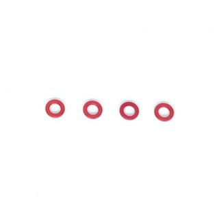 M3アルミポスト用カラー0.5t(外径5mm/4pcs) レッド [SGE-5005R]