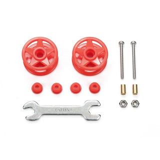 ステーション限定 2段低摩擦プラローラー 19-19mm レッド [95697]