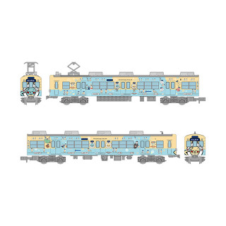 鉄道コレクション 西日本鉄道600形 西鉄貝塚線開業100周年記念ラッピング電車 2両セット [336761]