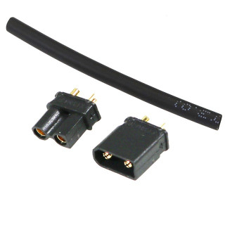 XT-30コネクター(オス1pcs.メス1pcs.) BK [EG-3927-30U2-BK]
