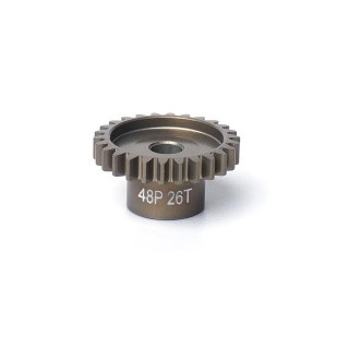 ハードコートアルミ薄型軽量ピニオンギヤ48P-26T [KOS03001-26]