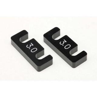 MD3.0 用 アルミ製 リヤ バルクヘッド スペーサー 3.0mm (2個入) [MD-302S30-3]