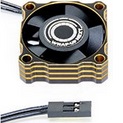 プレミアムアルミクーリングファン 30mm(black / gold) [0826-FD]