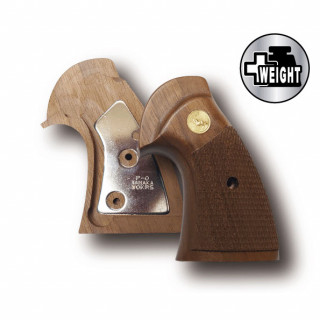 PlusWeight パイソンオーバーサイズ/アメリカンウォールナット/チェッカーグリップ [TNK-01266]