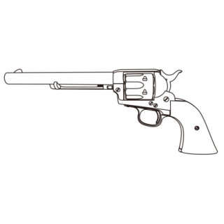 COLT S.A.A.45キャバルリー/EXHW/ホワイトパール調グリップ仕様 [MRS-06572]