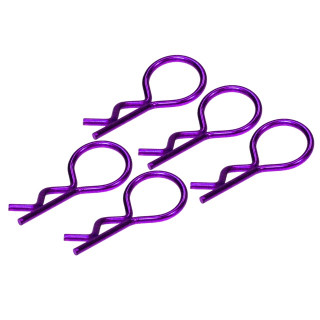 カラフルボディクリップ中(5pcs) PU [EG-1127M-U-PU]