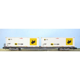 コキ107形(新塗装・ヤマト運輸コンテナ付) [8756]