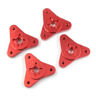 アルミホイルハブ (赤/ホットショットシリーズ用) [XS-TA29014RD]